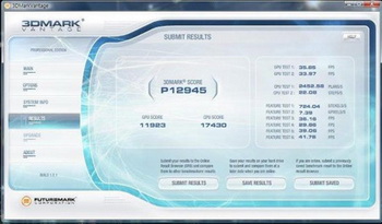 Gigabyte GeForce GTX 285 3Dmark vantage